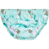 Playshoes Protection UV marron / menthe / blanc
