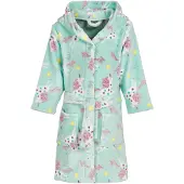 Playshoes Peignoir 'Einhorn' menthe / violet / rose / blanc