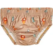 Playshoes Maillot de bain noisette / rose clair / rouge vif
