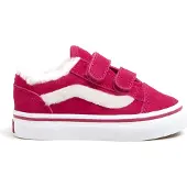 Vans Old Skool V Toddler Trainers Rose EU 21 Enfants