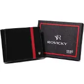 Rovicky Portefeuille homme en cuir avec RFID Protect -