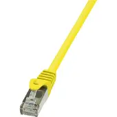 Logilink câble patch, cat. 5e, F/UTP, 1,0 m, jaune