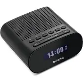 Technisat Radio-réveil 1W 2 heures de réveil FM/DAB+ RDS noir