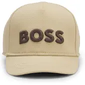 BOSS Casquette enfant en twill de coton avec logo brodé