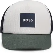 BOSS Casquette enfant en twill de coton avec dos en mesh