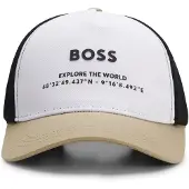 BOSS Casquette enfant en coton et mesh à logo