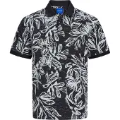 Jack & Jones Lafayette Aop Short Sleeve Polo Noir M Homme