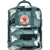 Fjällräven Sac à dos 'Kanken' bleu / noir / blanc