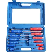 Silver Tournevis à tête battante 12pcs/silber