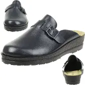 Rohde Neustadt D 1447 Chaussures Femmes Mules Largeur G, Taille:39 EU, Couleur:Bleu