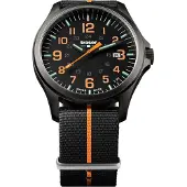 Traser H3 - 107425 - Montre - hommes - quartz - P67 Officer Pro GunMetal Black/Orange