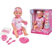 New Born Baby Poupon Doux Rêves et ses Accessoires Magiques
