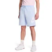 Nike Club Alumni Homme - Shorts, Bleu - Taille M - Coton molletonné