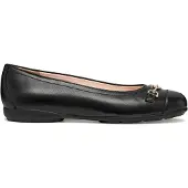 Geox Annytah D657na000tu Ballet Pumps Noir EU 36 Femme
