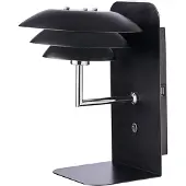 Dyberg Larsen Applique Murale , DL20 USB Shelf, dimmable, Noir, Chambre à coucher, Métal, Scandinave
