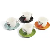 Vento VW T1 - Bus tasses à espresso, 100 ml, set de 4 tasses à café