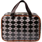 Juleeze JZTB0054 trousse de toilette noir beige 24x9x19 cm