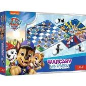 Trefl Jeu de dames et de moulin de la patrouille Paw Patrol 02798