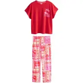 Next Pyjama orange / rose / rouge / blanc