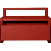 Ferm Living Little Architect Banc de Rangement Poppy Red