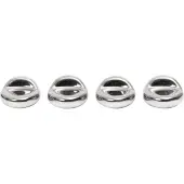 Ferm Living Nube Lot de 4 pieds de pot Silver