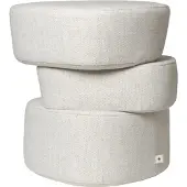 Ferm Living Plyo Ottoman Off-white