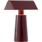 &tradition Caret MF1 Lampe de Table Portative Dark Burgundy