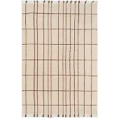 Ferm Living Sen Rug Tapis 170 x 240 | Parchment|Chestnut