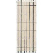 Ferm Living Sen Runner Tapis Parchment|Indigo