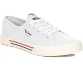 Pepe Jeans Baskets basses 'Brady' noir / blanc