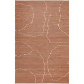 Ferm Living Gessoto Tapis en Jute Terracotta|Off-White | 200 x 300 cm