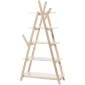 Vipack Bibliothèque Kiddy scandinave - blanc