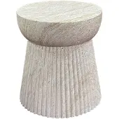 Ebuy24 Bonn table d'appoint Ø37cm naturel.