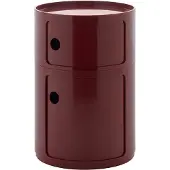 Kartell New Componibili Big 2 Elements | Burgundy