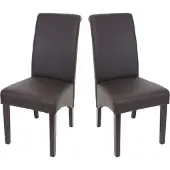 Mendler Chaise de salle à manger Cesena (lot de 2)