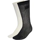 Adidas Originals Chaussettes 'CROCHET CREW 2 PAIRS' noir / blanc