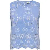 ONLY Chemisier 'JDYMarina' bleu-gris / blanc