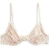 Next Hauts de bikini vert foncé / orange / rose / rose
