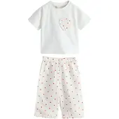 Next Pyjama 'Valentine' rouge / blanc