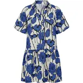 Imily Bela Robe-chemise bleu / noir / blanc