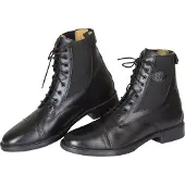 Kerbl Reitstiefelette Monaco (schwarz, Größe 38, mit weichem Innenfutter) 324568