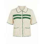 Imily Bela Cardigan écru / vert