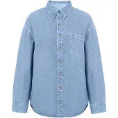 Imily Bela Chemisier bleu denim