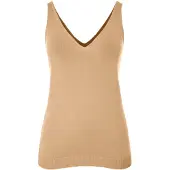 Imily Bela Tops en tricot abricot