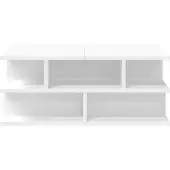 vidaXL Table basse blanche 70x70x29 cm Bois composite