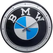 BMW Horl. mur. rétro compteur Logo DIAMÈTRE : 31 CM