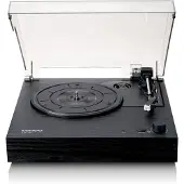 Lenco Tourne-disque avec Bluetooth, deux haut-parleurs intégrés et AT360