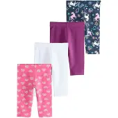 Next Leggings bleu marine / violet / rose / blanc