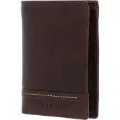 Bruno Banani Cuir porte-monnaie Atlanta Flip Wallet Brown brun