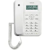 Motorola CT202 Téléphone fixe avec écran Blanc